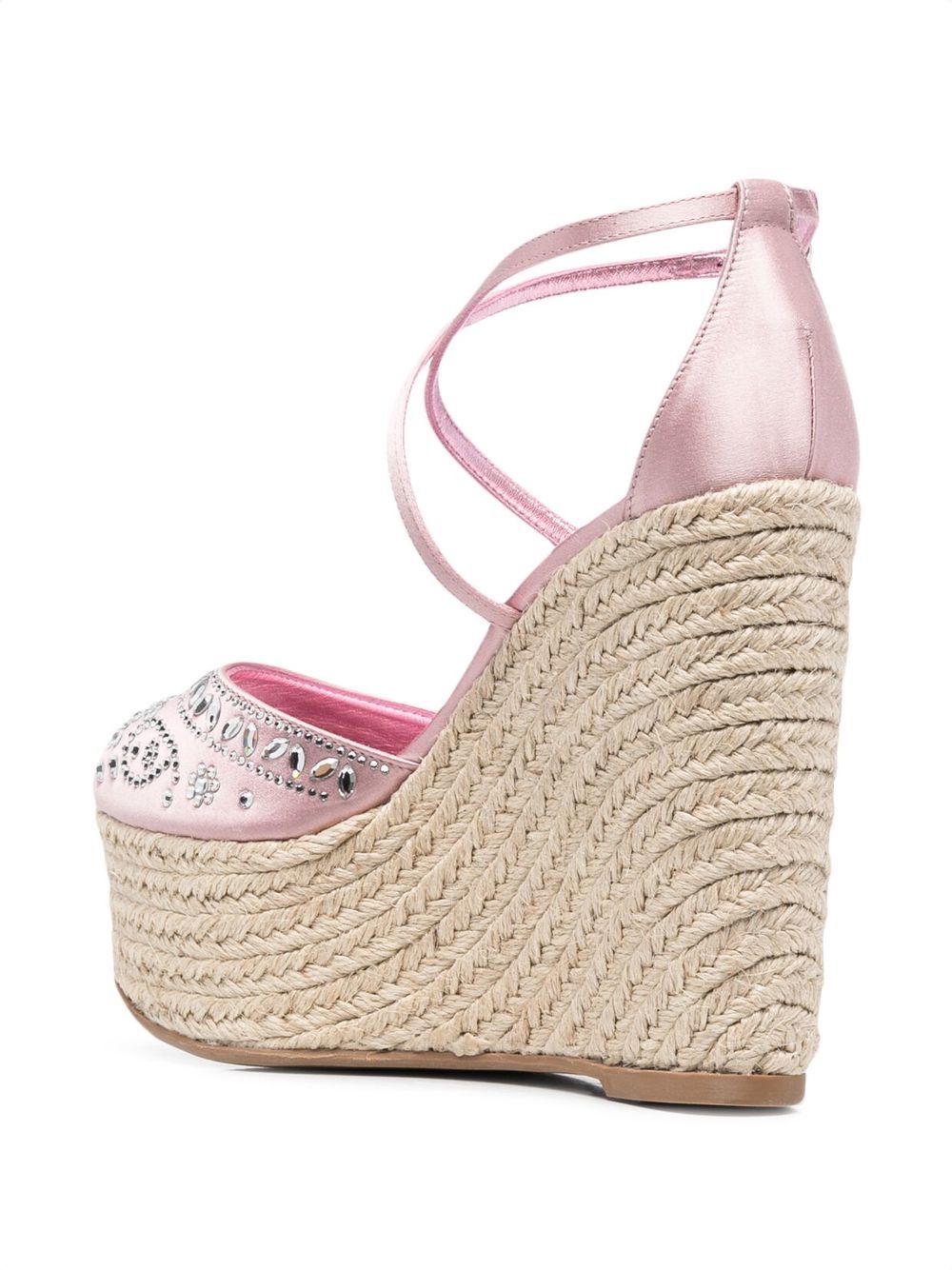 Le Silla crystal-embellished wedge sandals Women