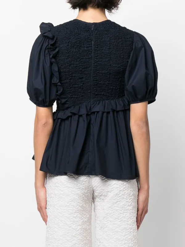 Cecilie Bahnsen Puff Sleeve Blouse - Farfetch