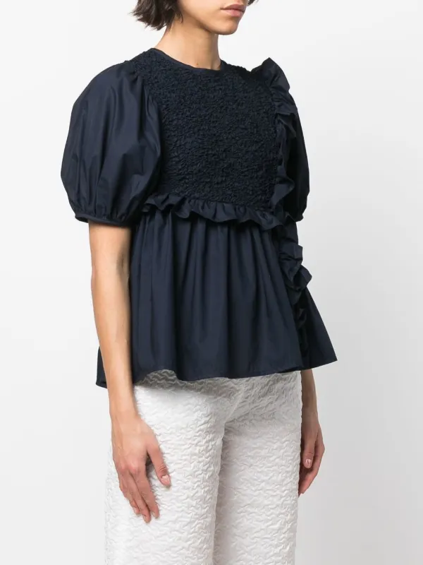 Cecilie Bahnsen Puff Sleeve Blouse - Farfetch