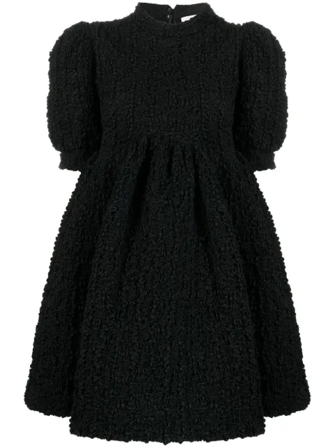Cecilie Bahnsen Uma puff-sleeves smocked mini dress