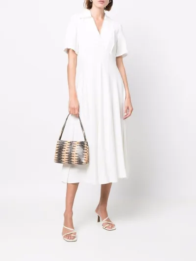 short-sleeve midi dress | Birélin 