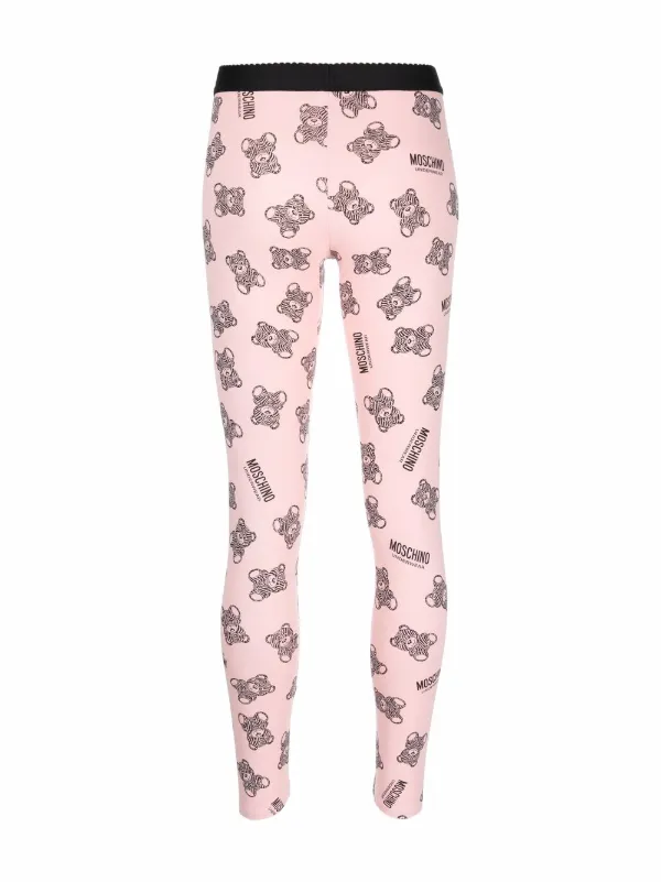 Moschino Teddy Bear Motif Leggings 