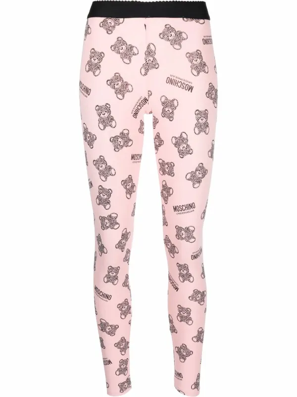Moschino Teddy Bear Motif Leggings 