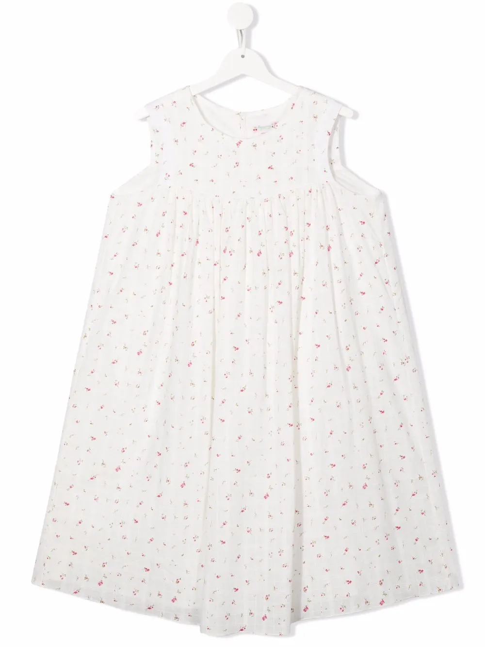 

Bonpoint TEEN floral-print cotton dress - White