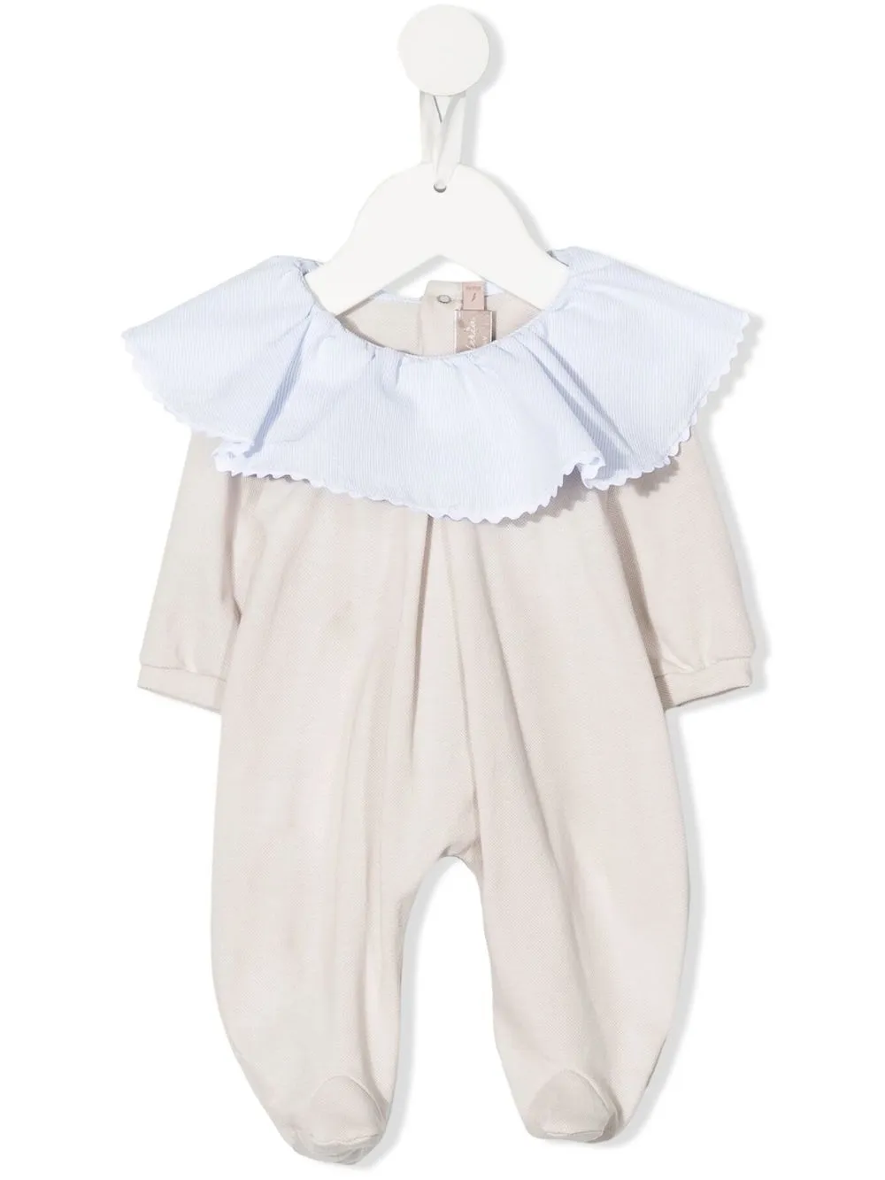 

La Stupenderia pijama con volantes en el cuello - Neutro
