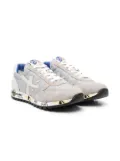 Premiata Kids TEEN logo-patch low-top sneakers - Grey