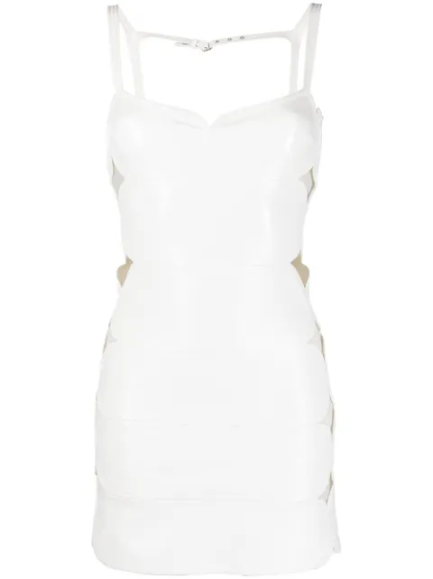 Courrèges Vinyl cut-out mini dress