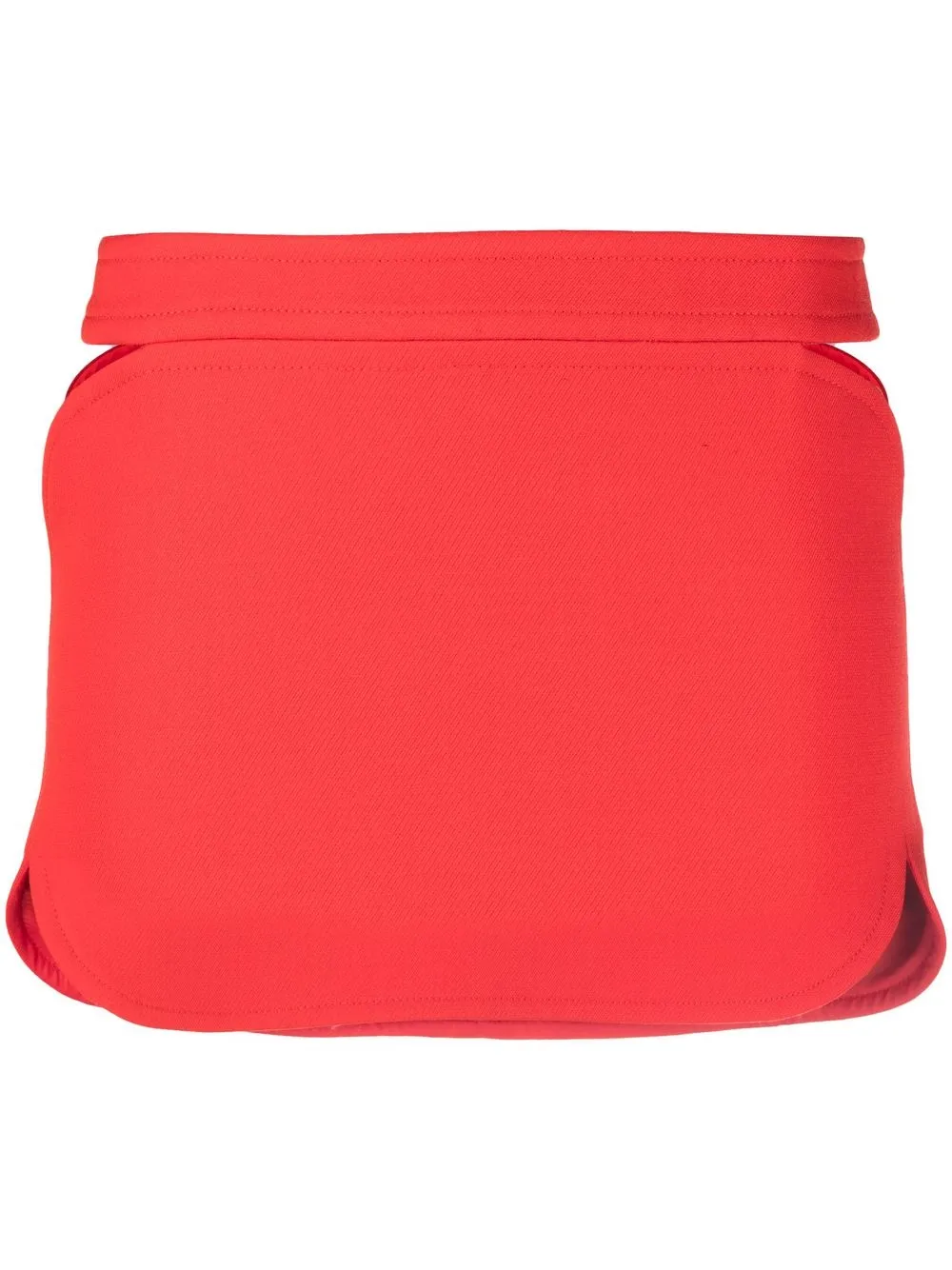 

Courrèges cut-out detail mini skirt - Red