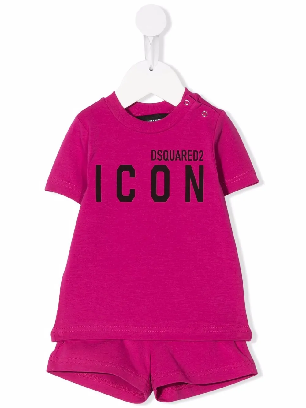 

Dsquared2 Kids traje deportivo con logo estampado - Rosado