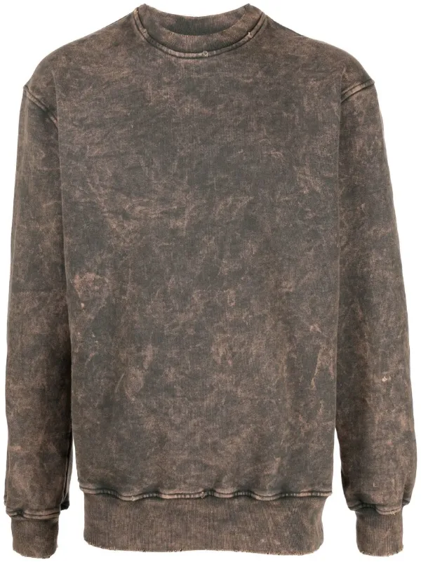 Acid Wash Crewneck Sweatshirt - Farfetch