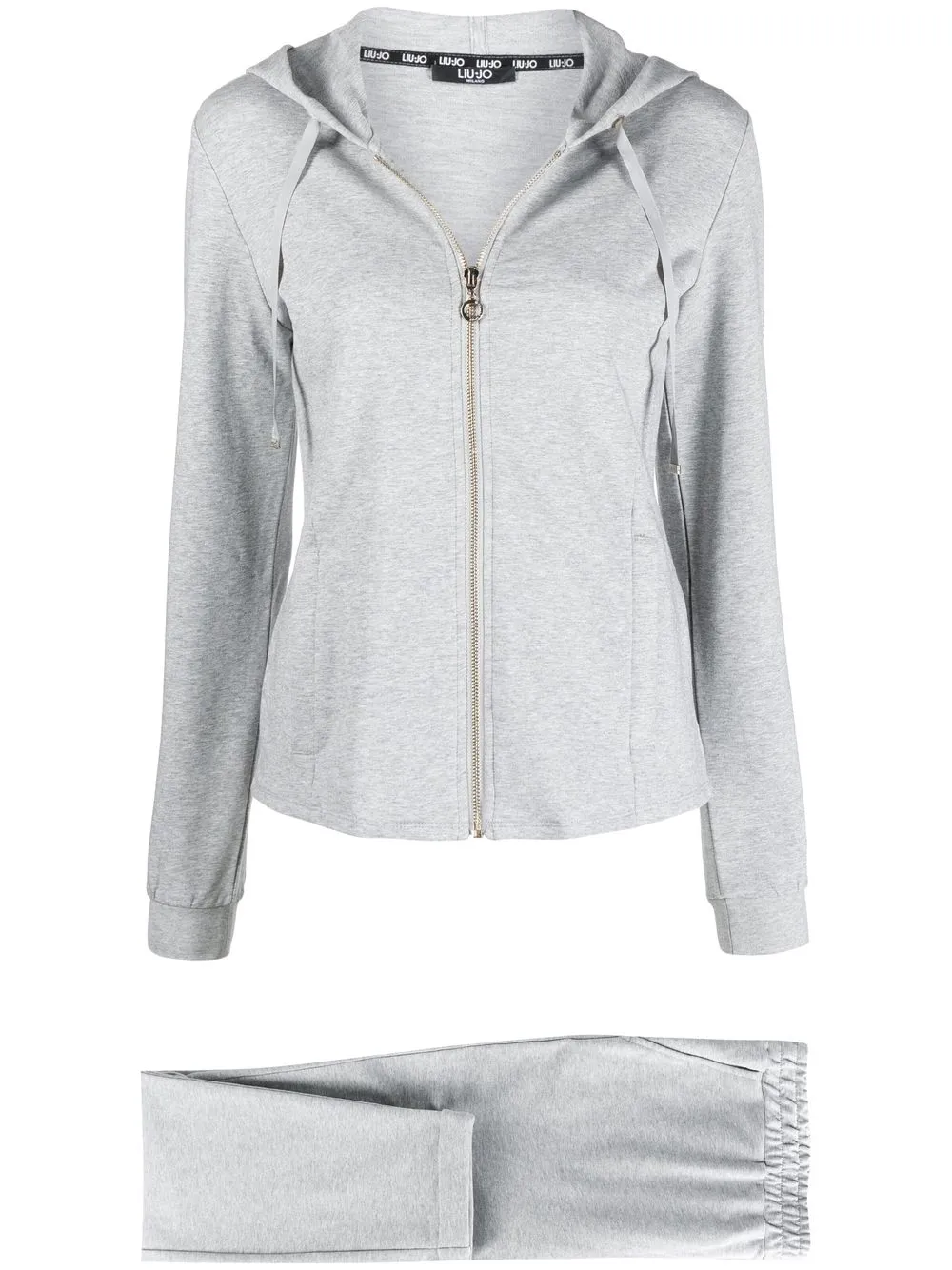 

LIU JO traje deportivo con logo bordado - Gris