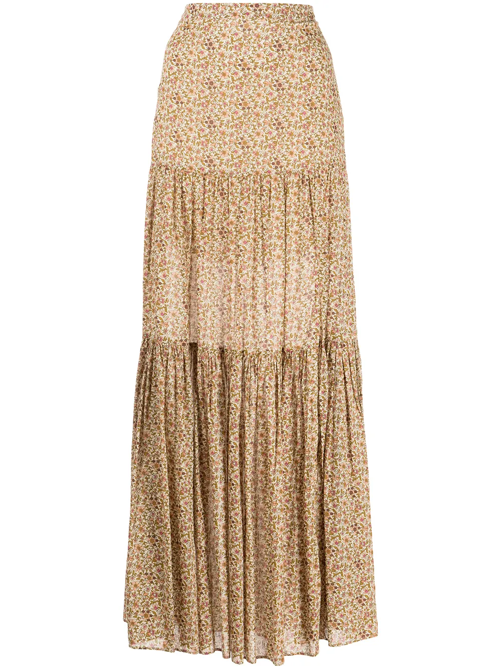 

Veronica Beard Serence floral-print skirt - Neutrals
