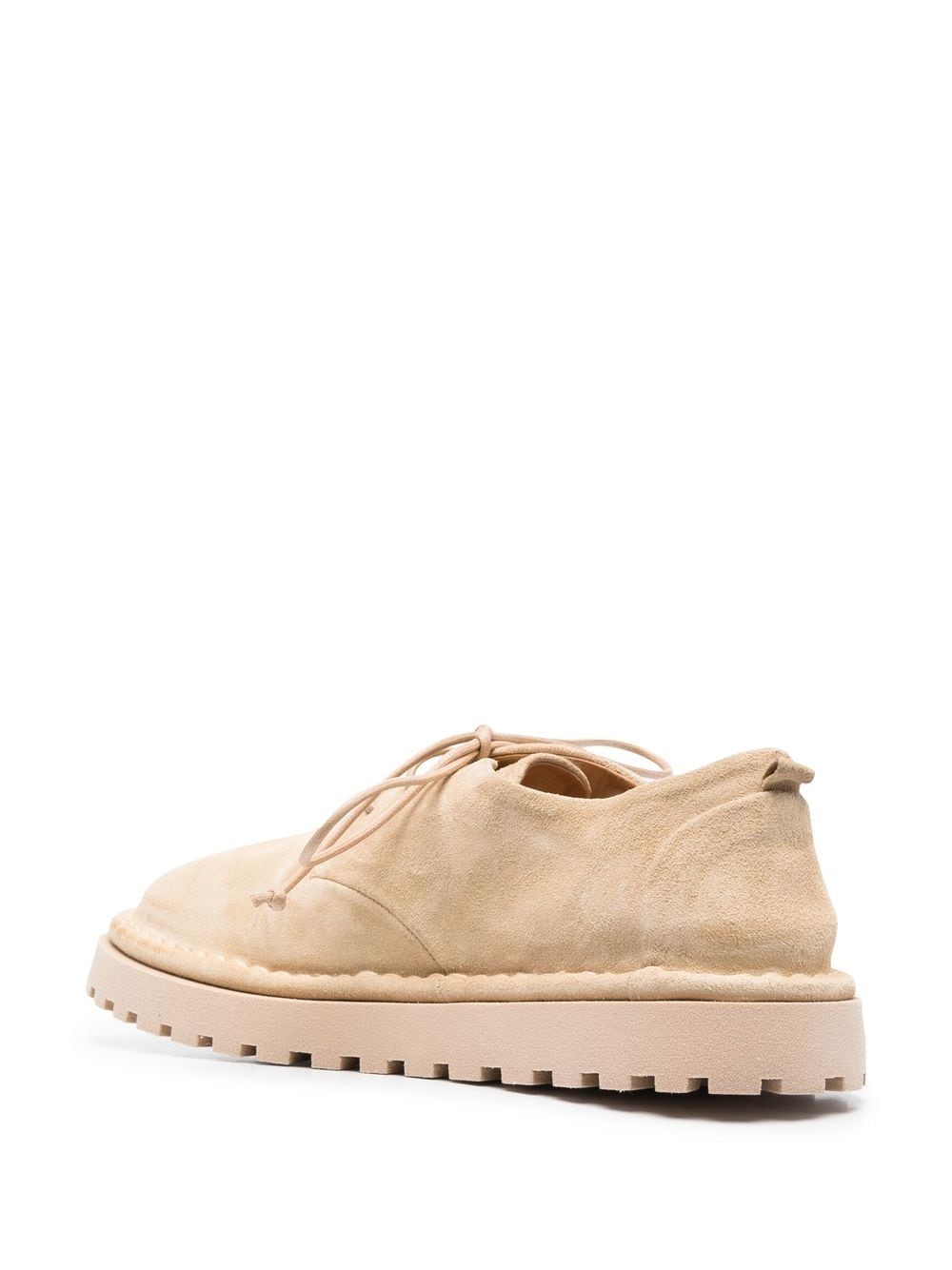 Shop Marsèll Lace-up Suede Brogues In Neutrals