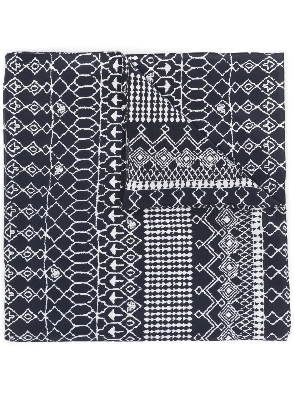 Gabriele Pasini mascada con estampado gráfico | azul | Image 1