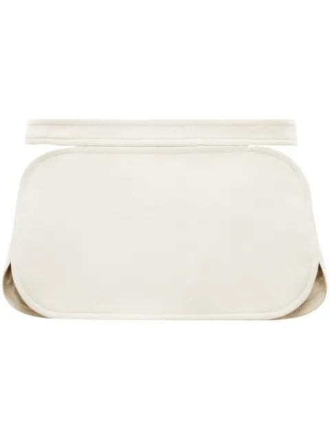Courrèges falda corta con detalle de aberturas 