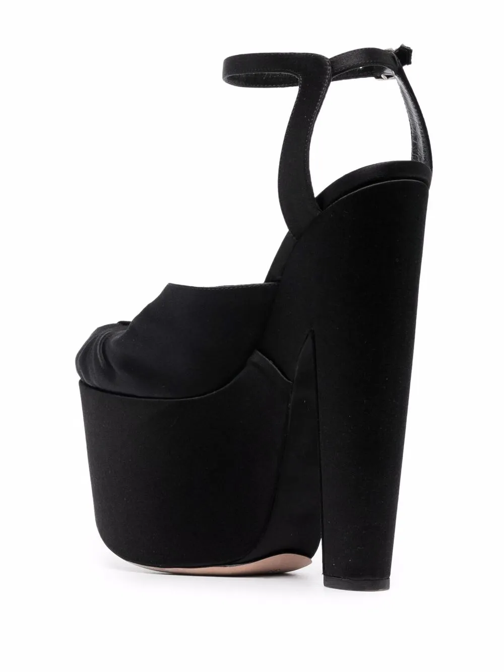 Giambattista Valli Cut-out Platform Heels In Black