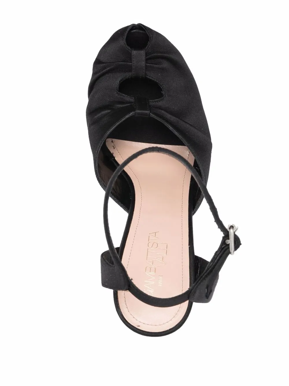 Giambattista Valli Cut-out Platform Heels In Black