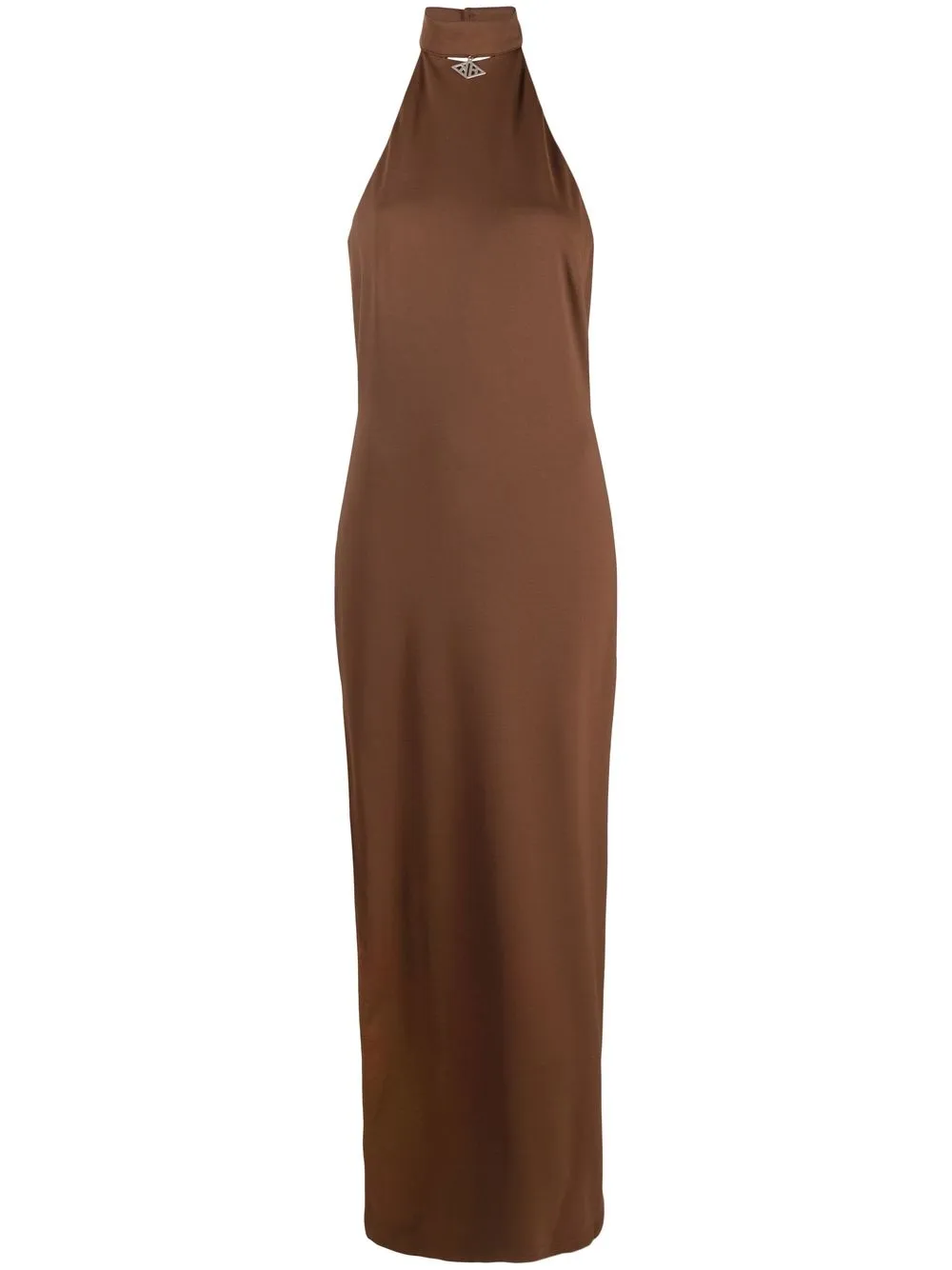 

Han Kjøbenhavn halterneck backless maxi-dress - Brown