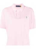 Polo Ralph Lauren Cropped Short Sleeve Polo Shirt - Pink