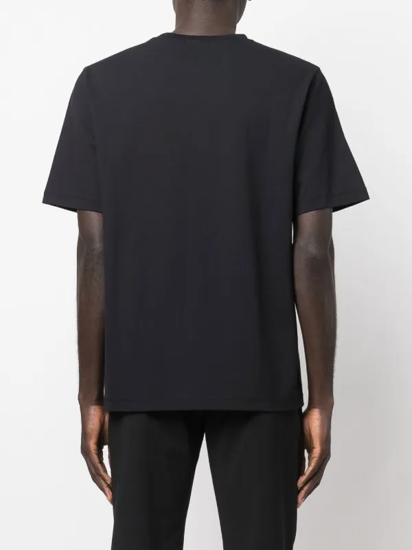 Theory round-neck short-sleeve T-shirt | Black | FARFETCH