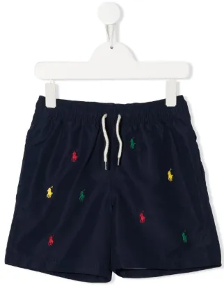 Polo shorts with logo all over on sale