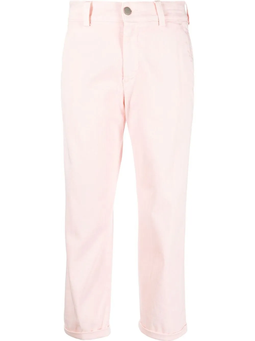 

PT TORINO pantalones capri con tiro alto - Rosado