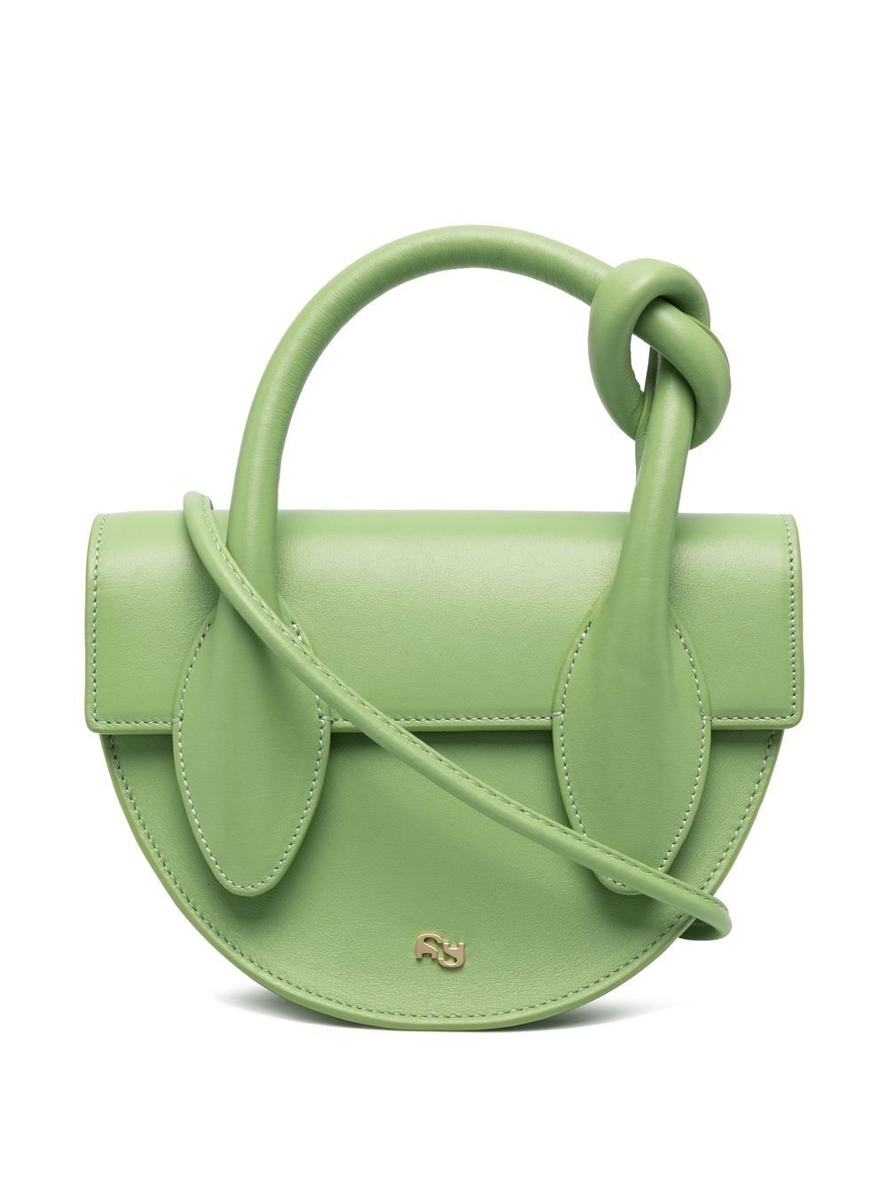 Yuzefi Mini Pretzel Tote Bag In Green | ModeSens