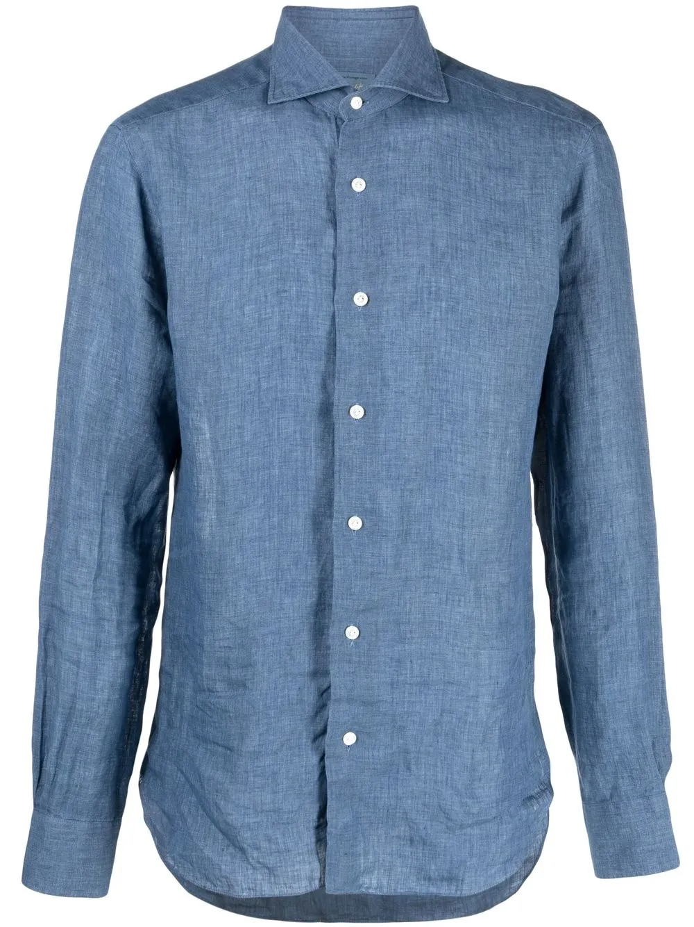 Barba long-sleeve Linen Shirt - Farfetch