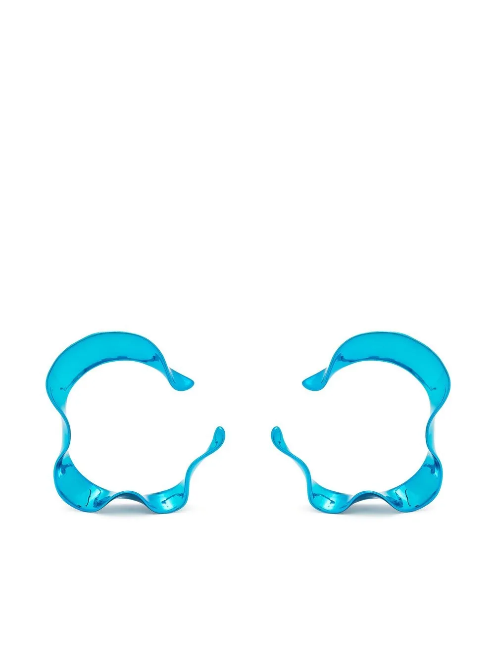 

Hugo Kreit Swell sculpted hoop earrings - Blue