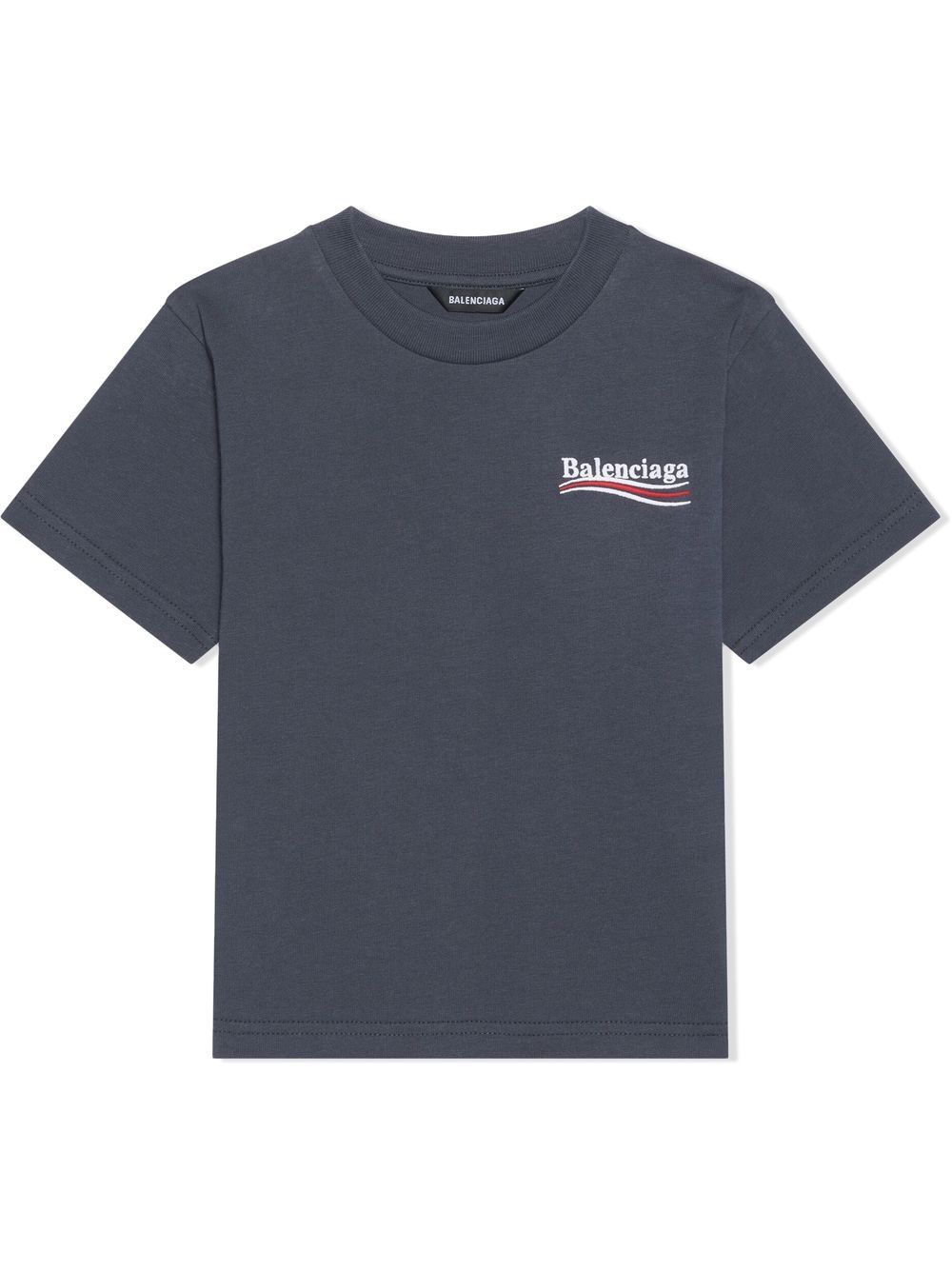 Balenciaga Kids' Political Campaign T-shirt In Grey