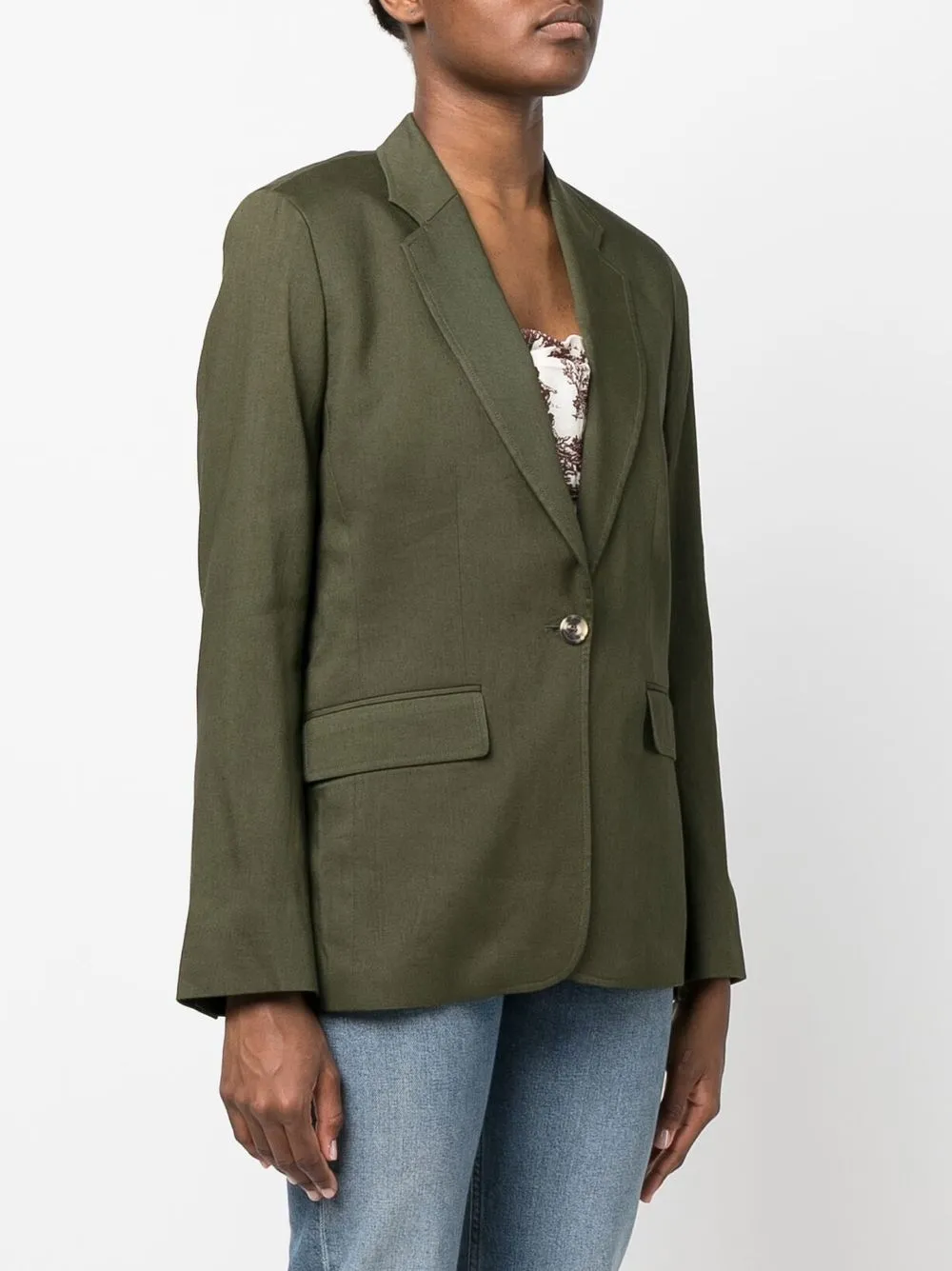 FRAME Blazer Monopetto Avvitato Farfetch