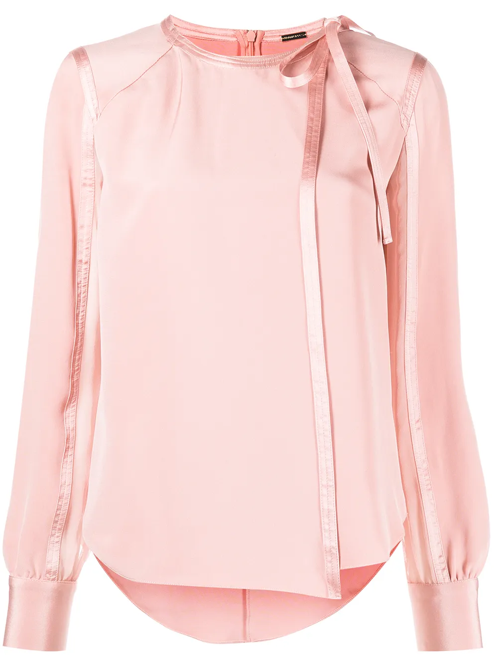 

Adam Lippes blusa con detalle de moño - Rosado