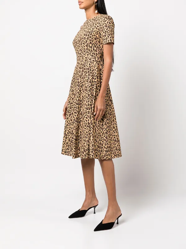 Animal print shop day dress