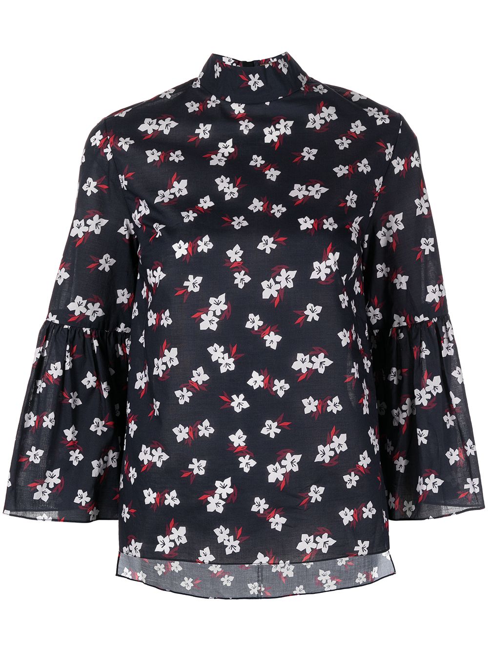 

Adam Lippes floral-print bell-sleeve blouse - Multicolour