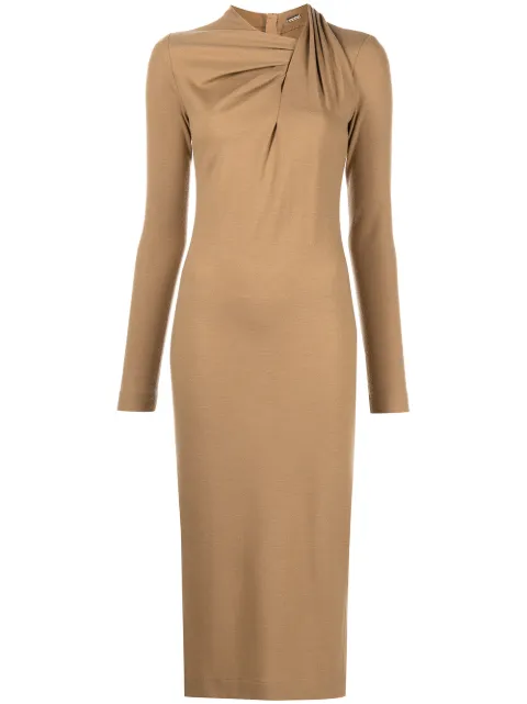 Adam Lippes ruched midi dress