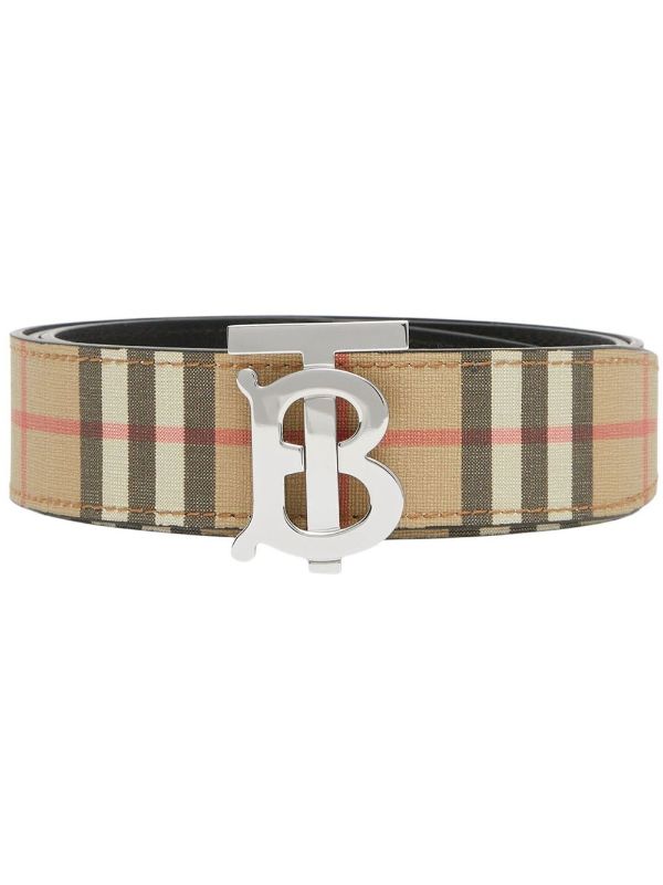 Burberry Reversible Check Monogram Belt - Farfetch