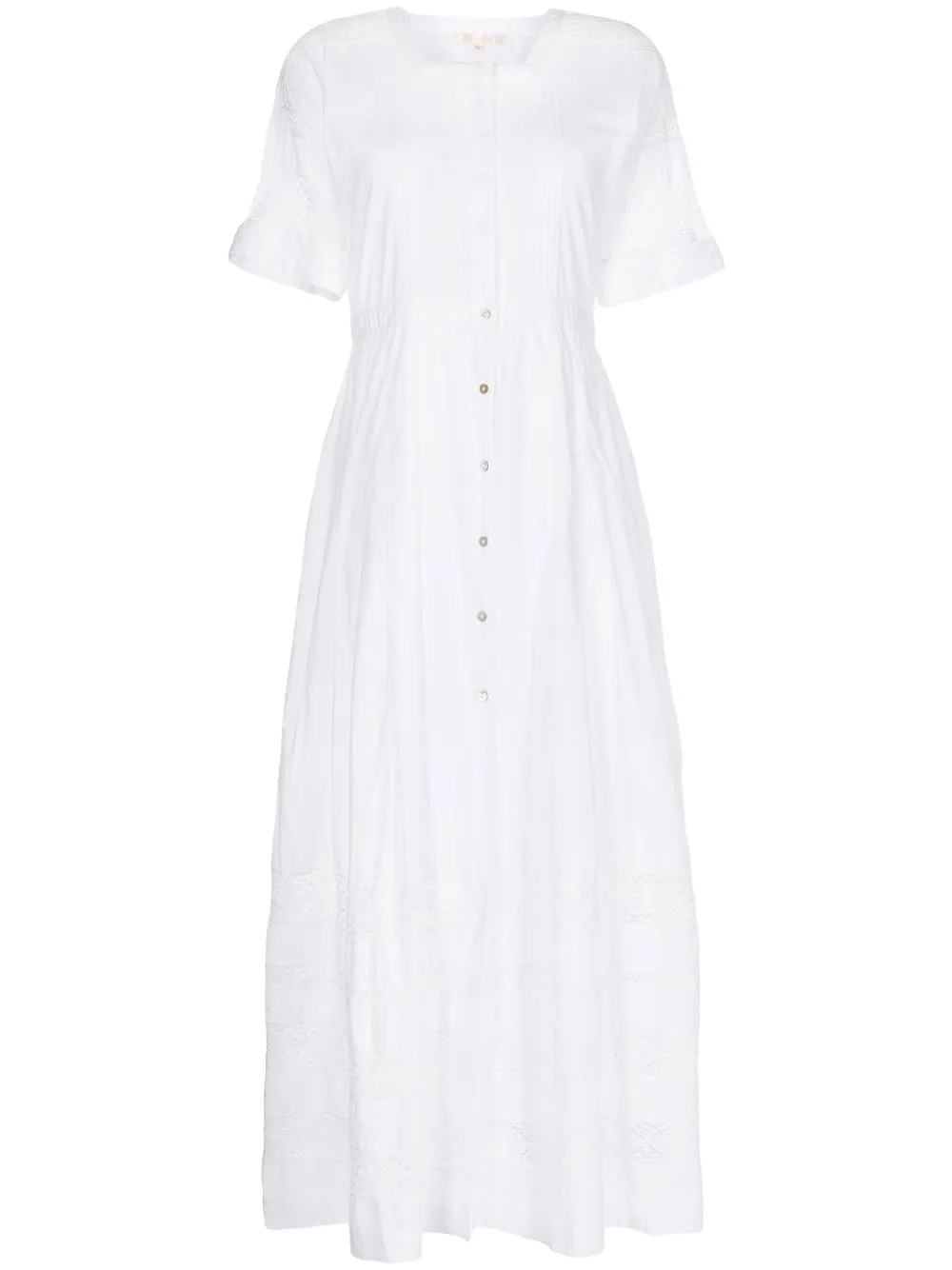 

LoveShackFancy vestido Edie - Blanco