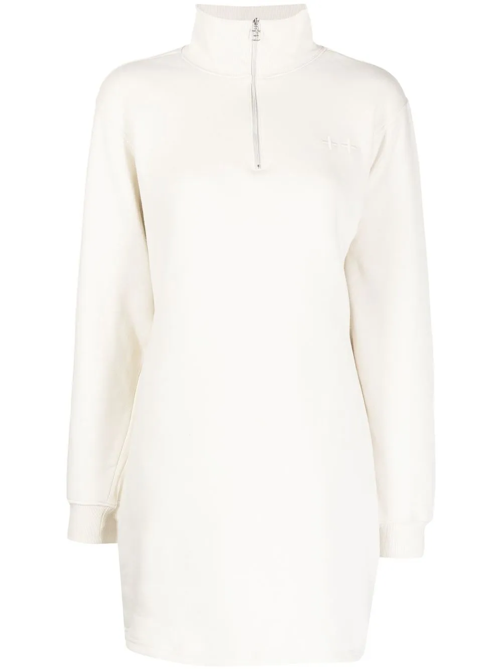 

Ksubi koma half-zip sweater dress - White