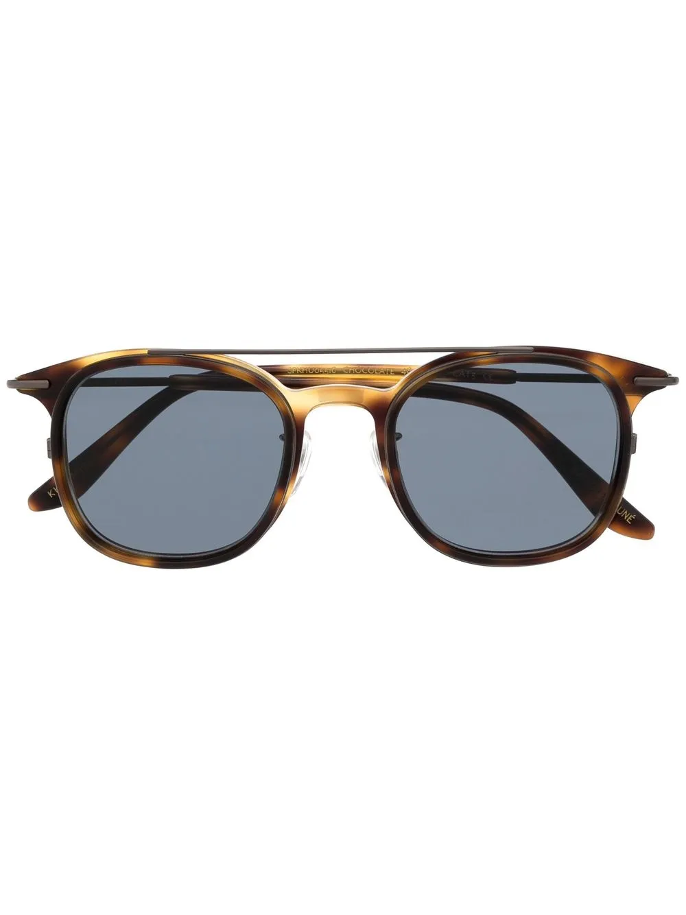 

Maison Kitsuné lentes de sol de Maison Kitsuné x Khromis con armazón redonda - Marrón