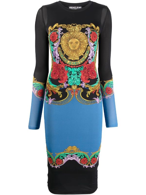 Jeans Couture .Regalia Baroque Dress - Farfetch