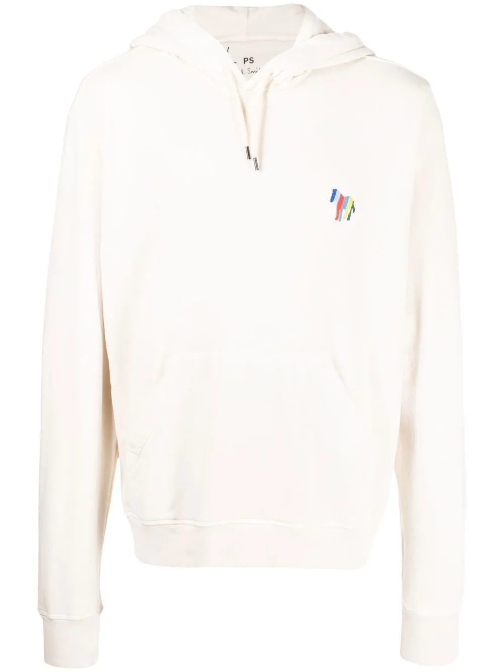 

PS Paul Smith hoodie con parche Zebra - Blanco