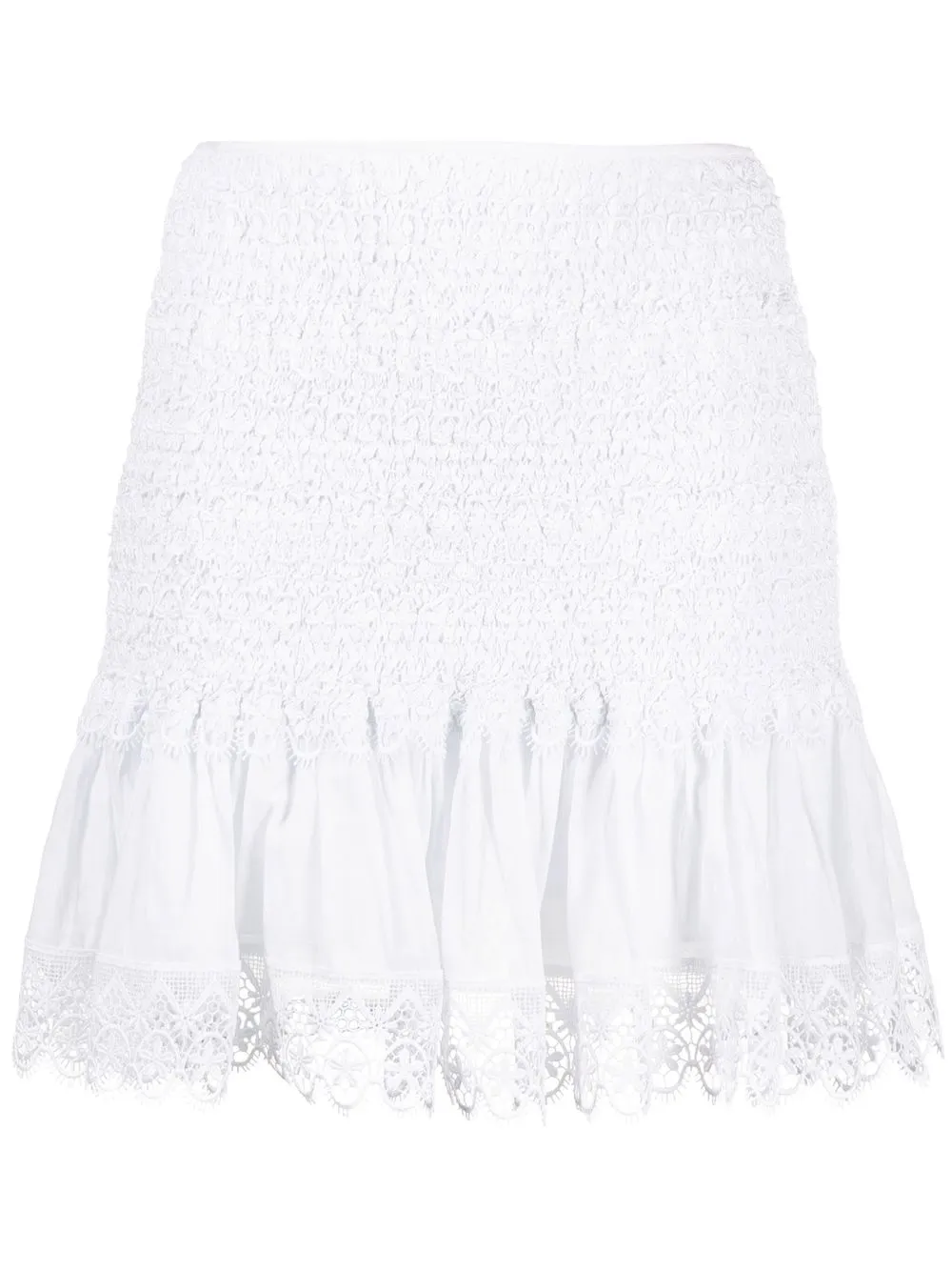 

Charo Ruiz Ibiza falda corta Fleur - Blanco