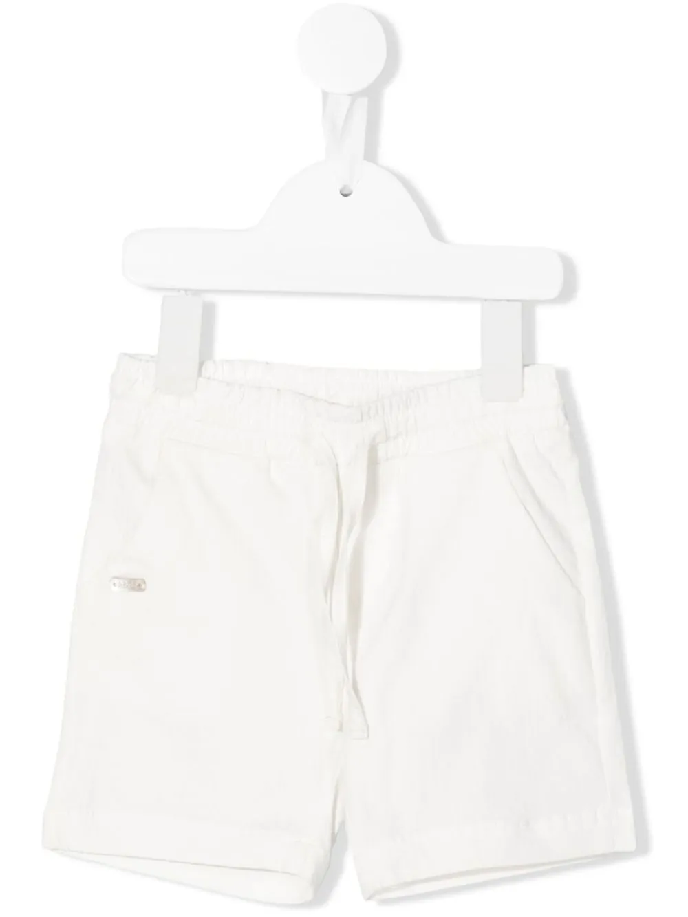 

Le Bebé Enfant shorts con cordones en la pretina - Blanco