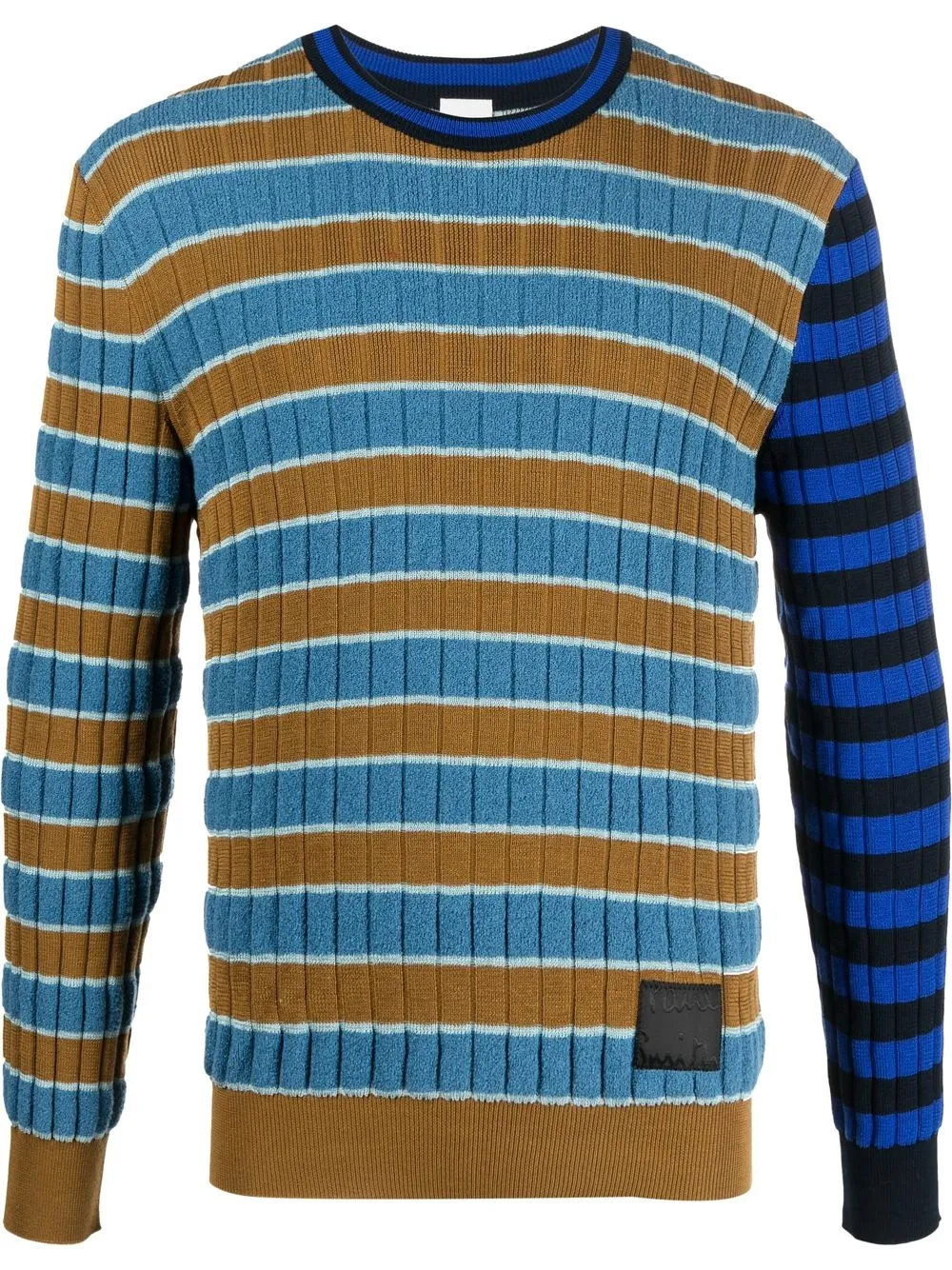 

Paul Smith striped ribbed jumper - Blue