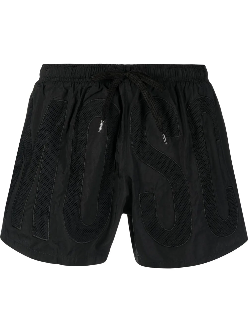 

Moschino shorts de playa con logo bordado - Negro