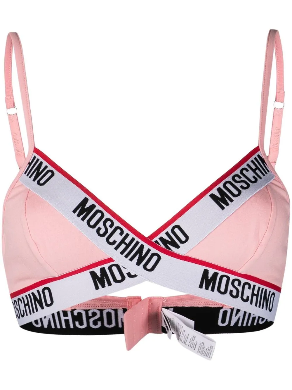 

Moschino bralett con estilo triángulo - Rosado