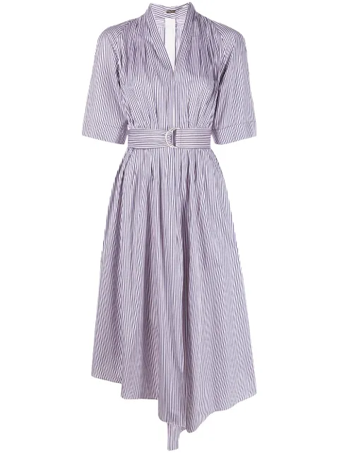 Adam Lippes stripe-detail day dress