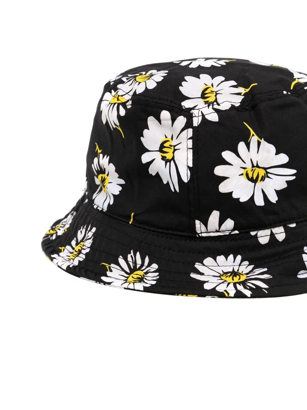 MSGM Vissershoed met bloemenprint Zwart