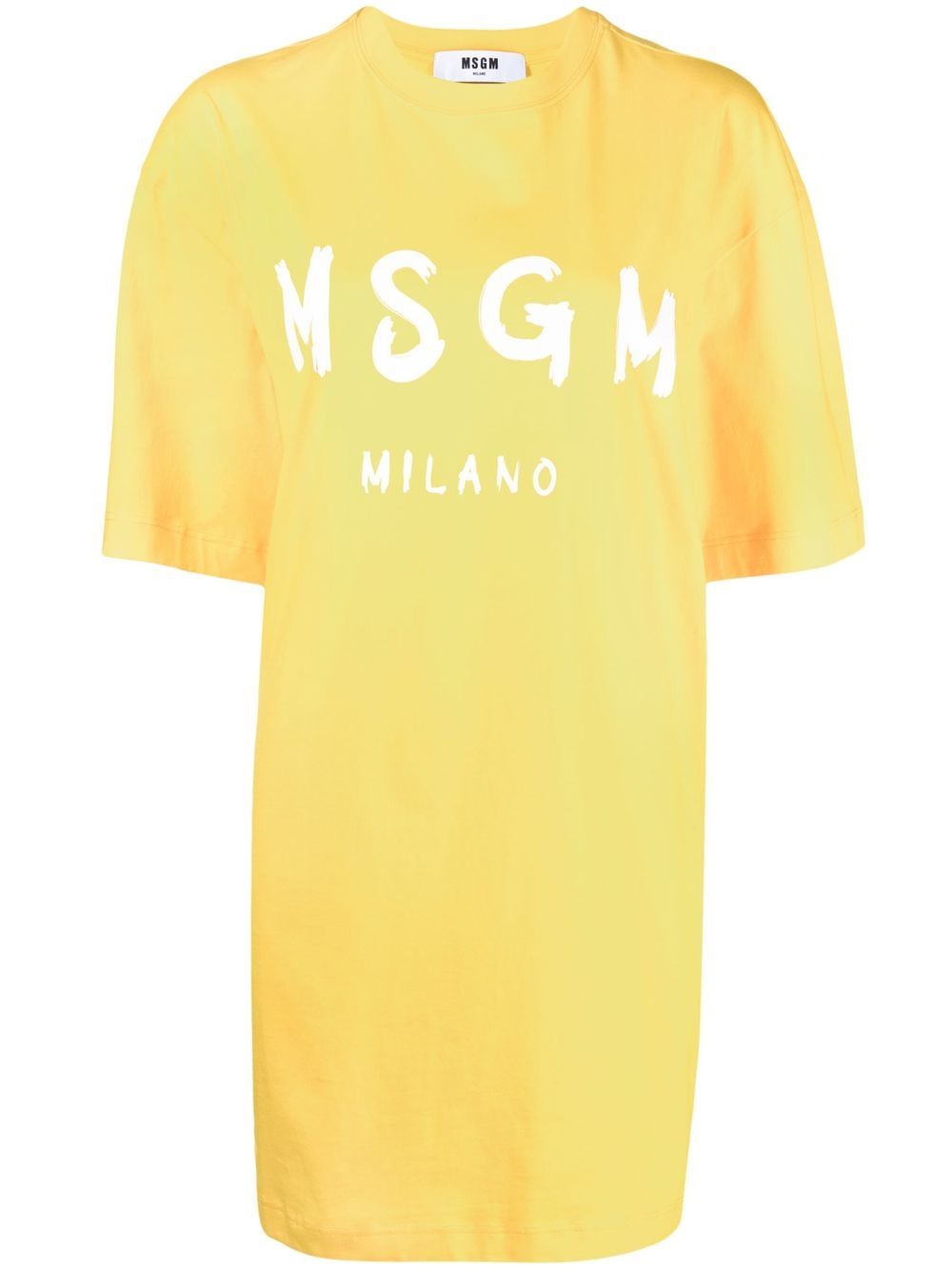 MSGM logo-print T-shirt Dress - Farfetch