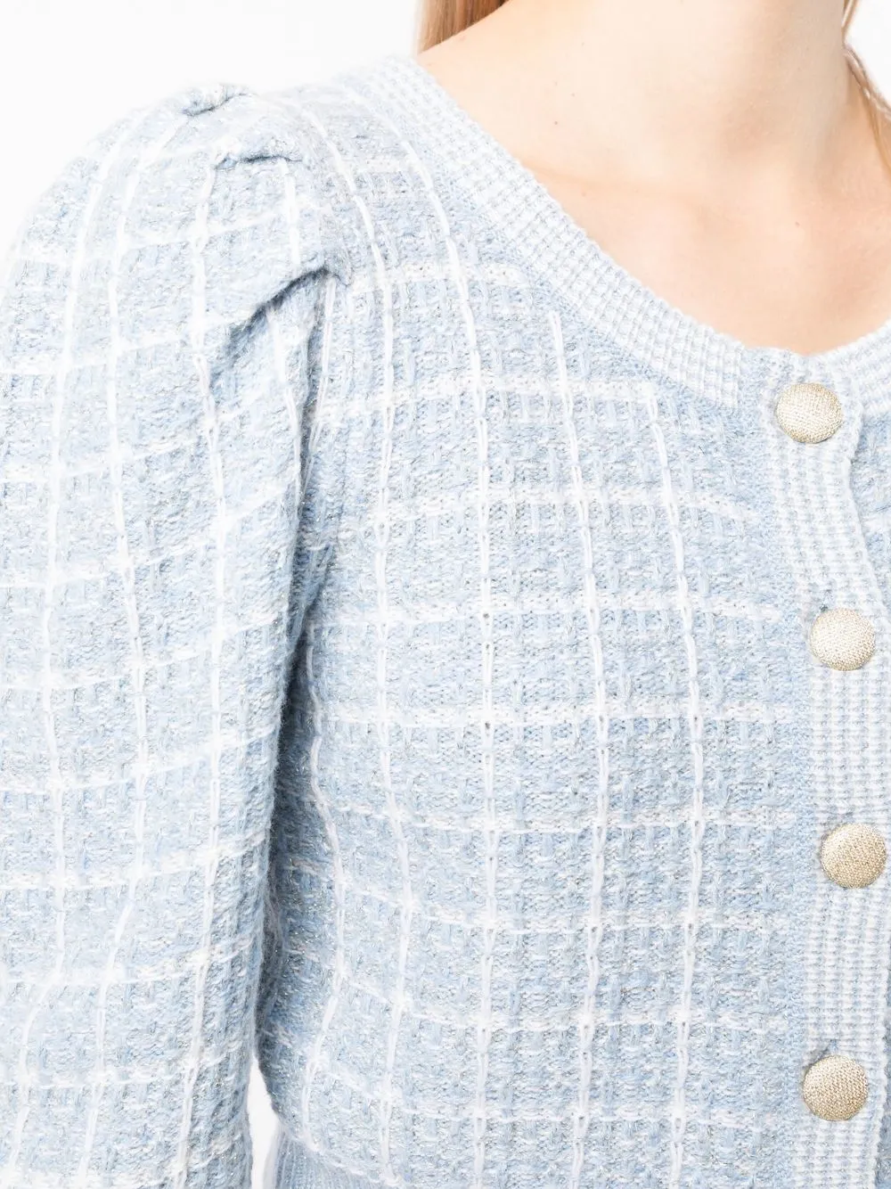Loveshackfancy Daughter Cropped Caridgan In Babybell Blue - Atterley | ModeSens